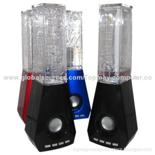 Water Dance Speakers with Card, Frequency Range of 20-200kHz